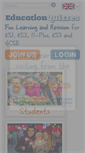 Mobile Screenshot of educationquizzes.com